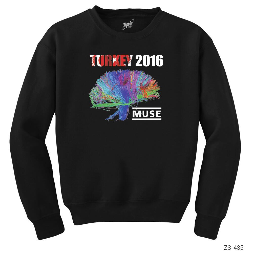 Muse Türkiye 2016 Siyah Sweatshirt