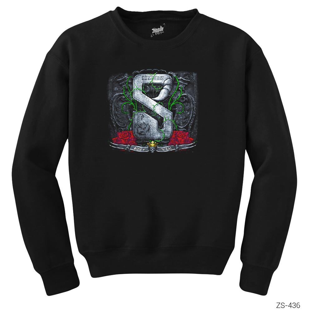 Scorpions Sting in the Jail Siyah Sweatshirt