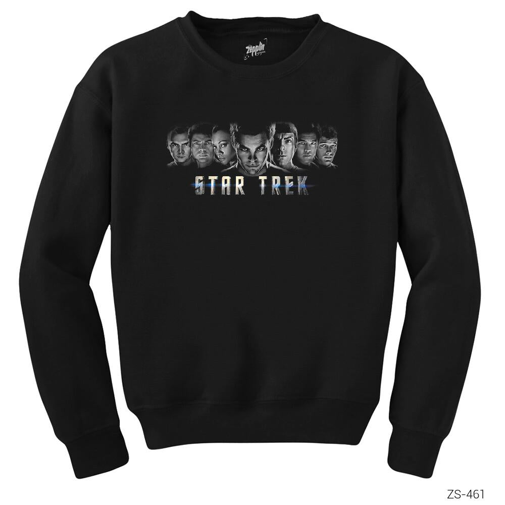 Star Trek Siyah Sweatshirt