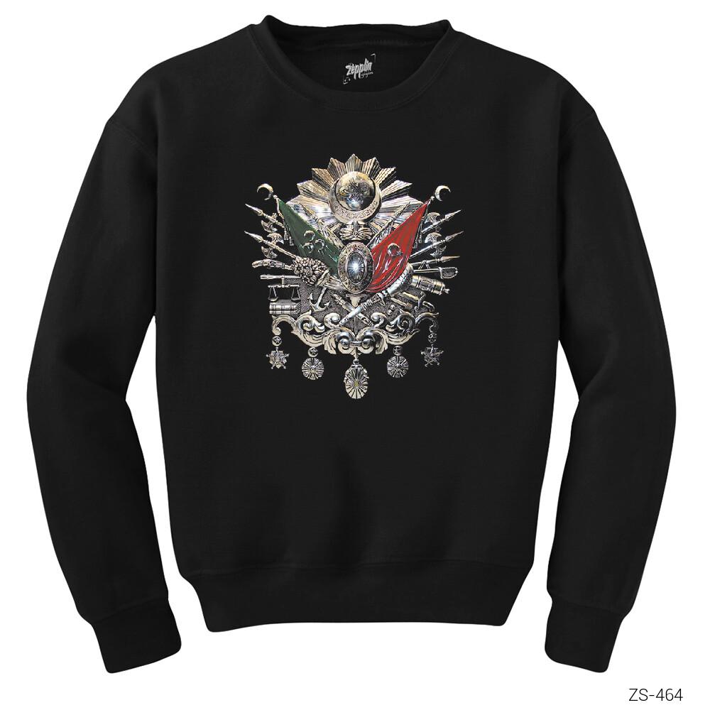 Osmanlı Arma Siyah Sweatshirt