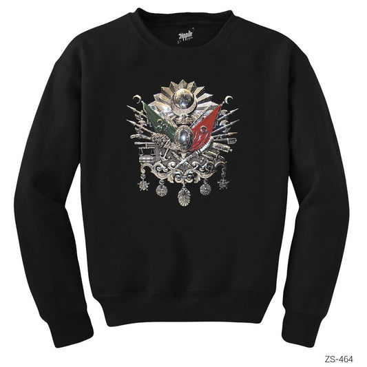 Osmanlı Arma Siyah Sweatshirt