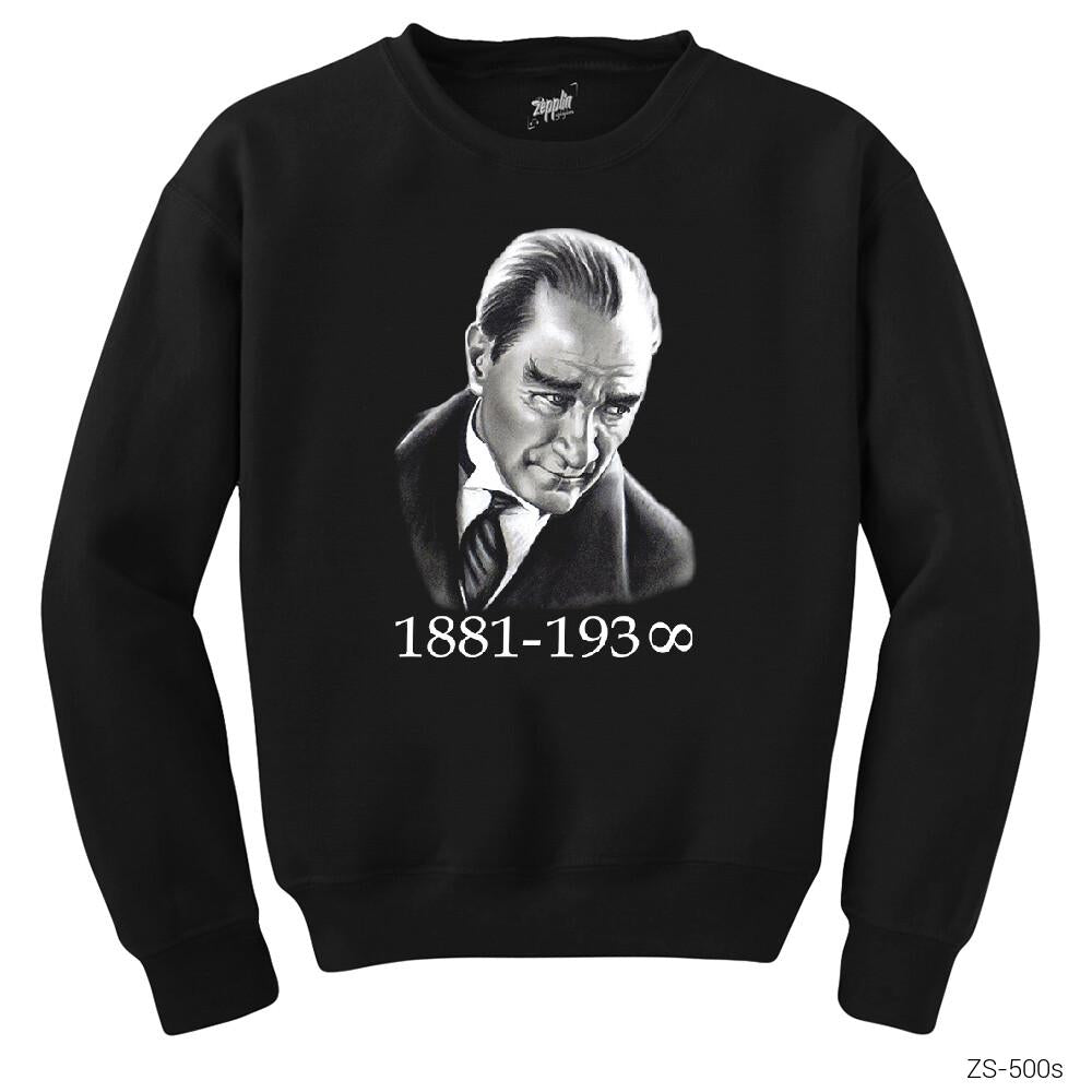 Atatürk Siyah Sweatshirt