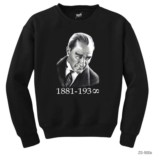 Atatürk Siyah Sweatshirt