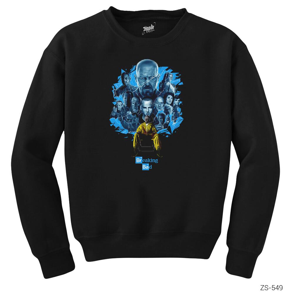 Breaking Bad Family Siyah Sweatshirt