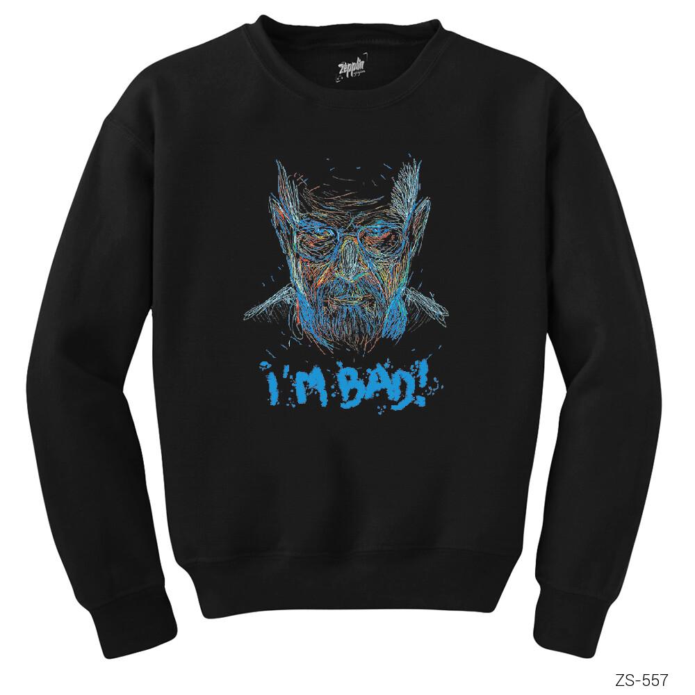 Breaking Bad I am Bad Siyah Sweatshirt
