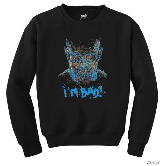 Breaking Bad I am Bad Siyah Sweatshirt