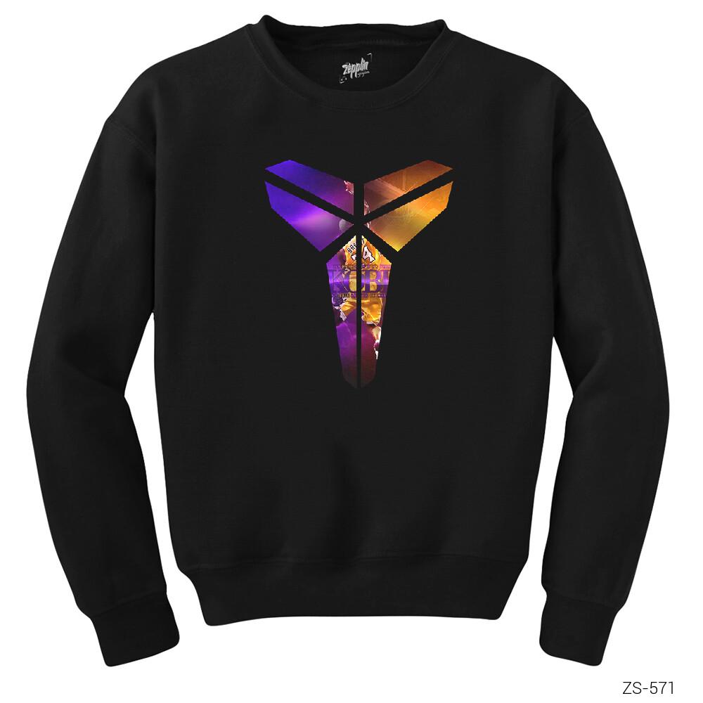 Kobe Bryant Logo Siyah Sweatshirt