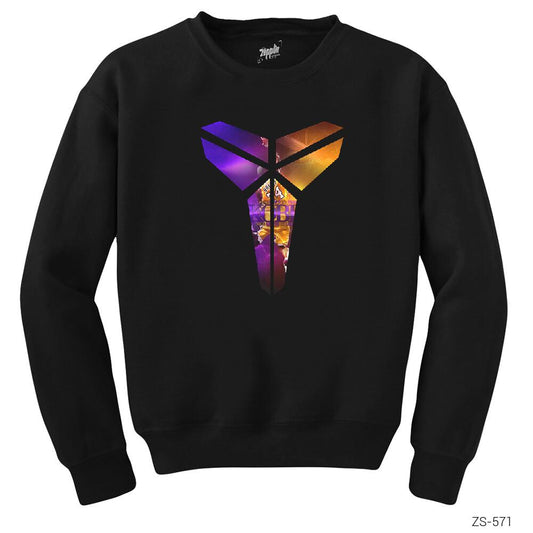Kobe Bryant Logo Siyah Sweatshirt