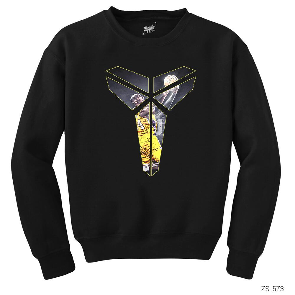 Kobe Bryant Logo 3 Siyah Sweatshirt