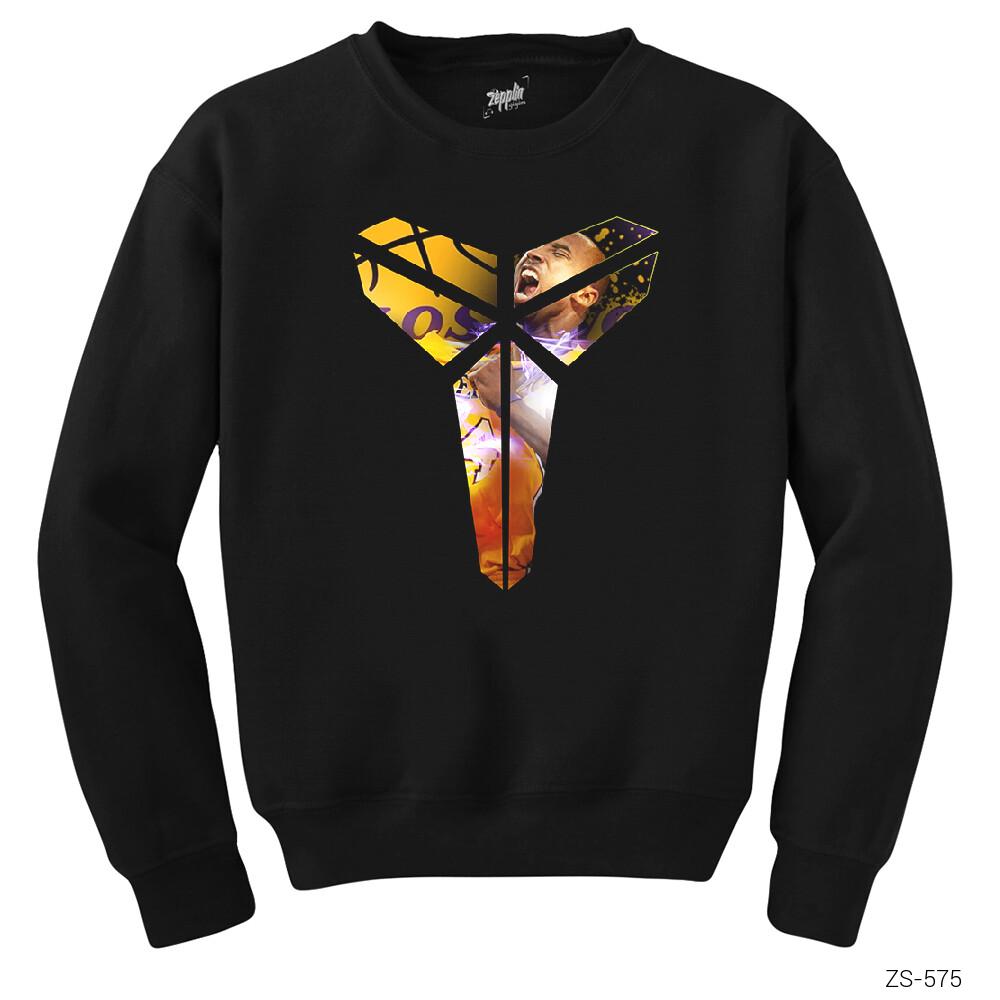 Kobe Bryant Logo 5 Siyah Sweatshirt