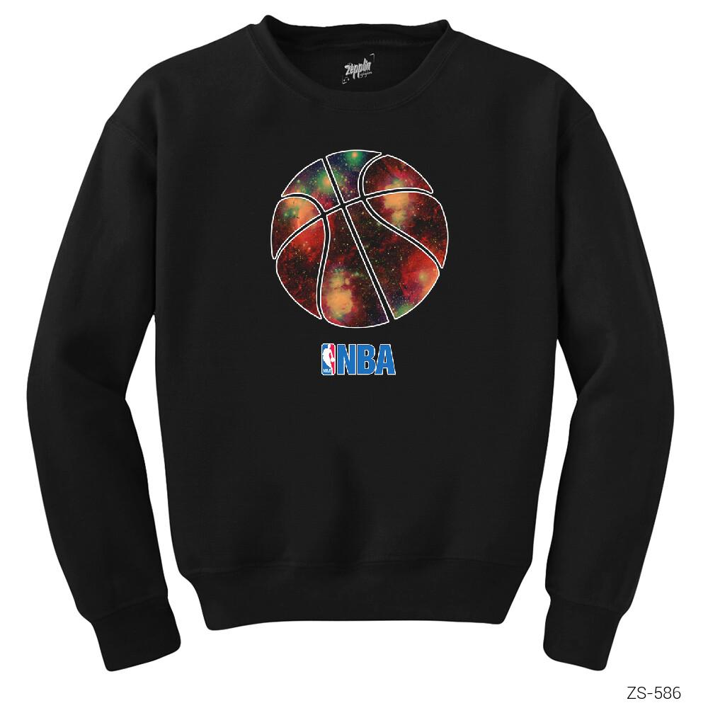 NBA Galaxy Siyah Sweatshirt