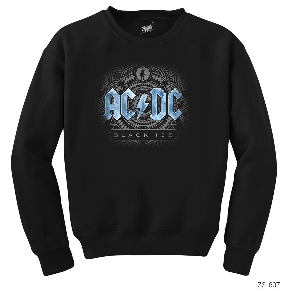 AC DC Black Ice Blue Siyah Sweatshirt