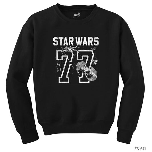 Star Wars 77 Siyah Sweatshirt