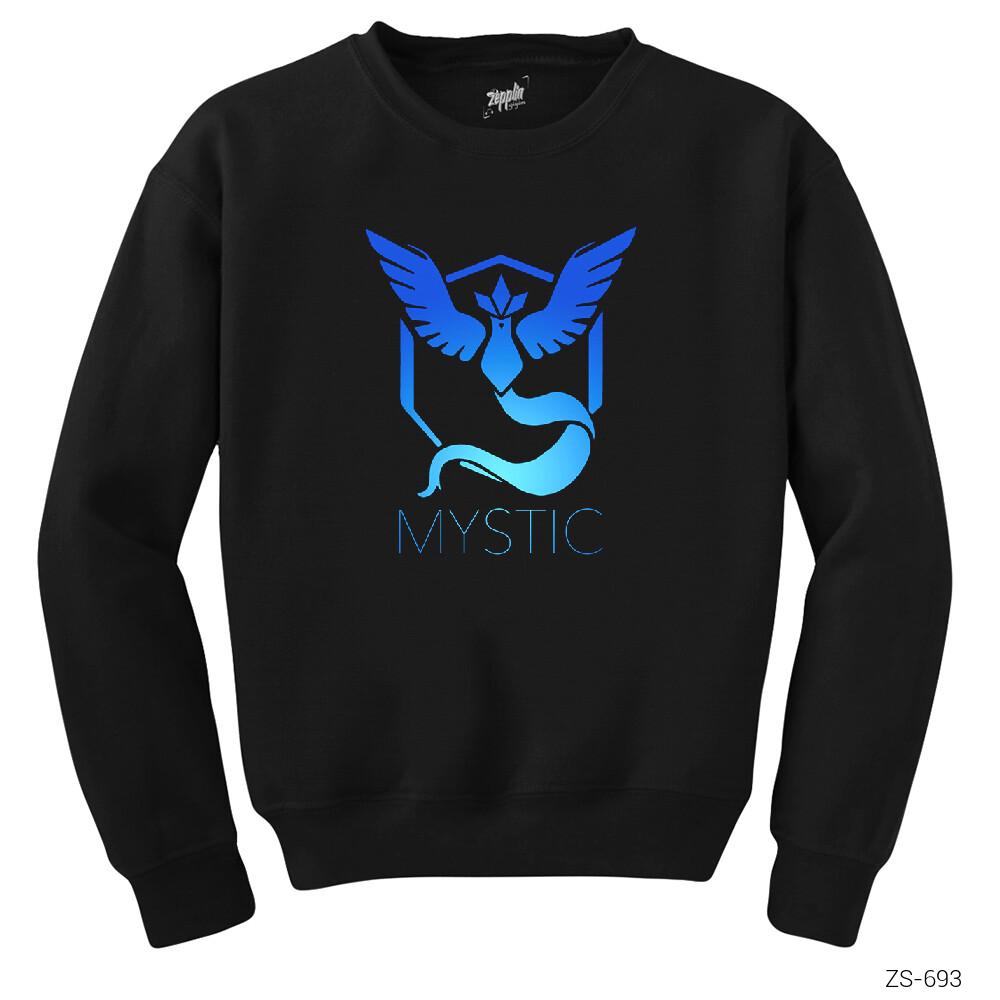 Pokemon Team Mystic Siyah Sweatshirt