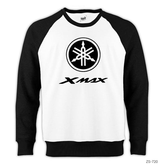 Xmax Logo Reglan Kol Beyaz Sweatshirt