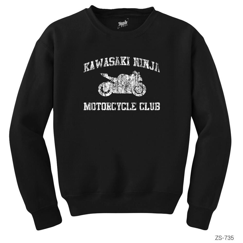 Kawasaki Ninja Club Siyah Sweatshirt