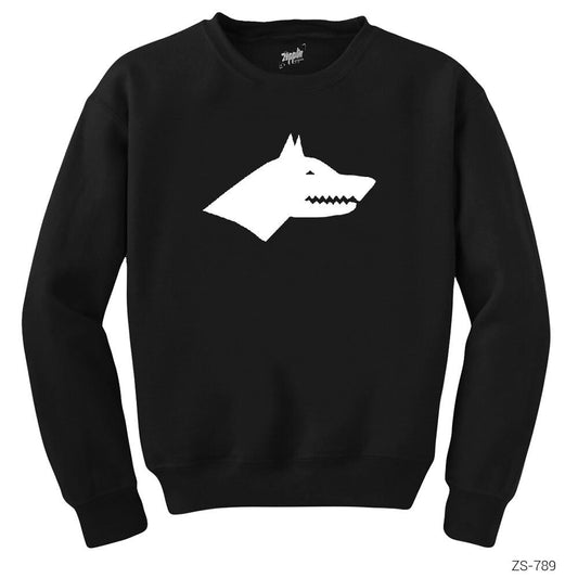 Göktürk Kurt Siyah Sweatshirt