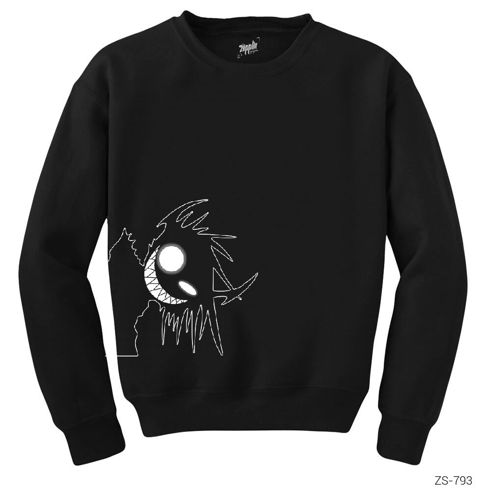 Hippy Black Smile Siyah Sweatshirt