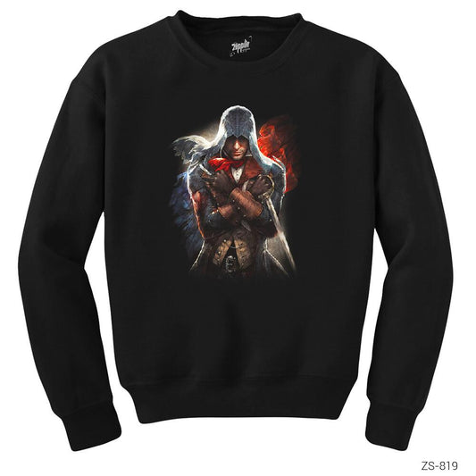 Assassins Creed We Will Unite Siyah Sweatshirt