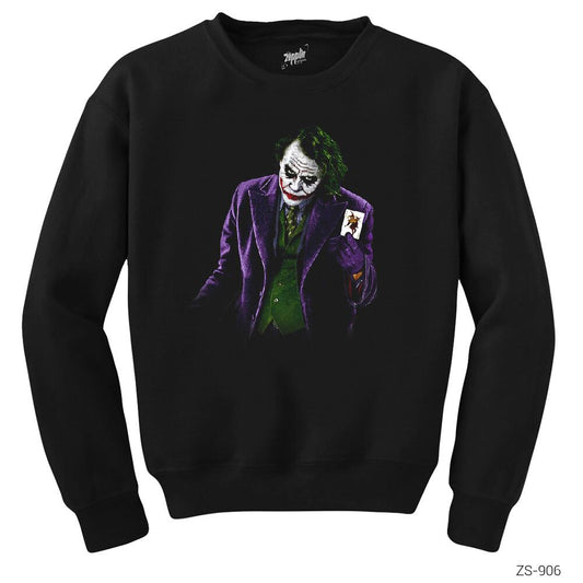 Joker Card 2 Siyah Sweatshirt