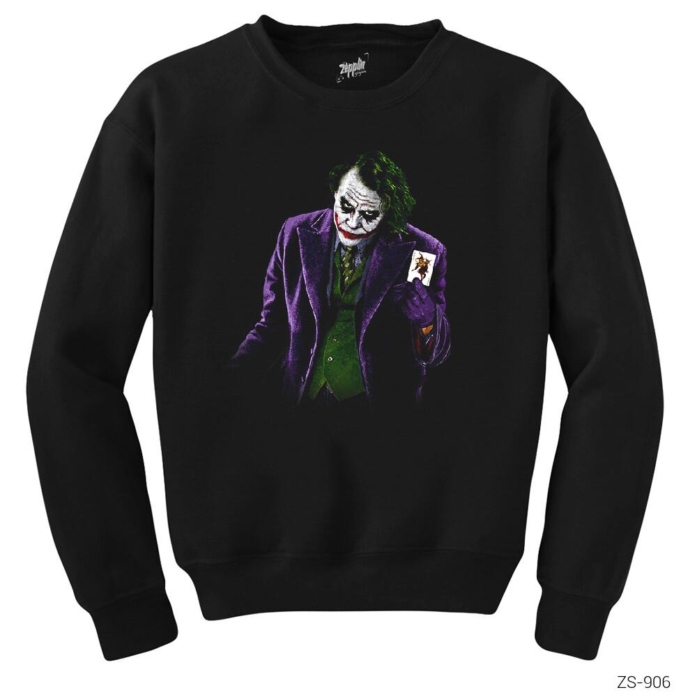 Joker Card 2 Siyah Sweatshirt