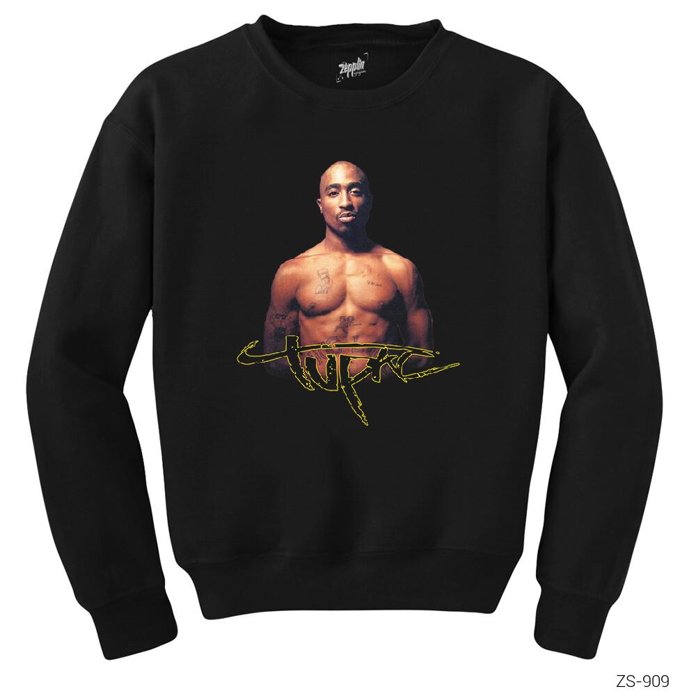 Tupac Shakur Siyah Sweatshirt