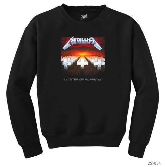 Metallica Master of Puppets Siyah Sweatshirt