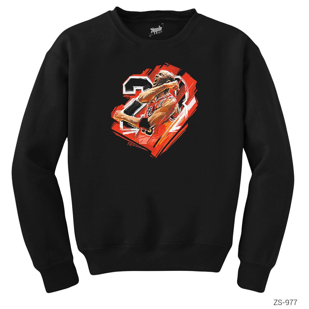 Jordan 23 Brush Siyah Sweatshirt
