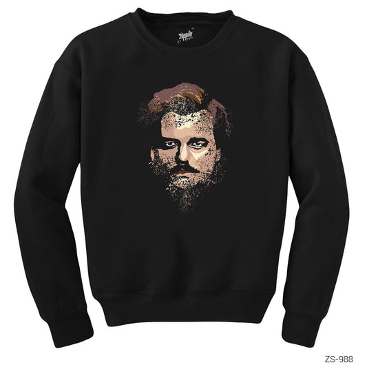 Narcos Artwork Siyah Sweatshirt