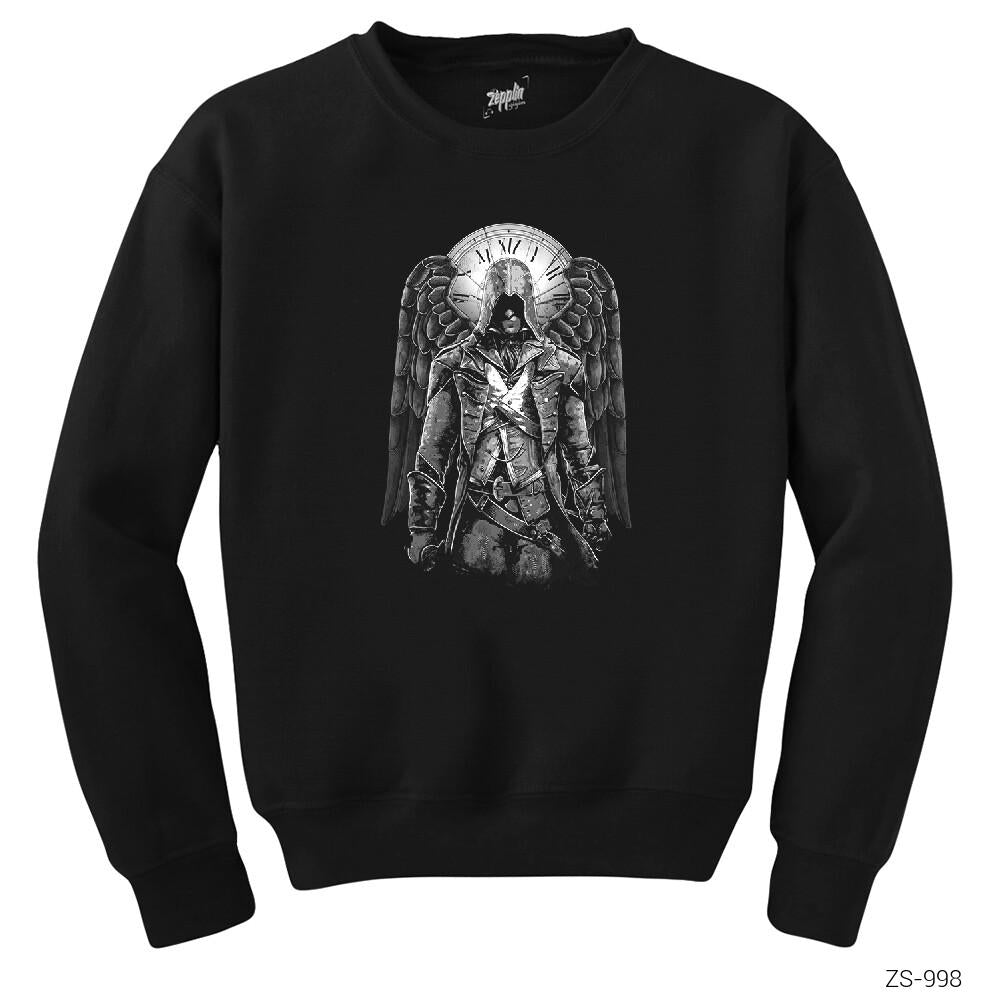 Assassins Creed Wing Siyah Sweatshirt