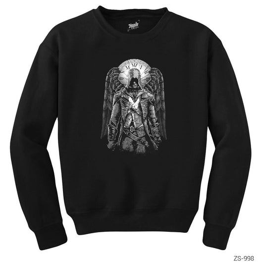 Assassins Creed Wing Siyah Sweatshirt