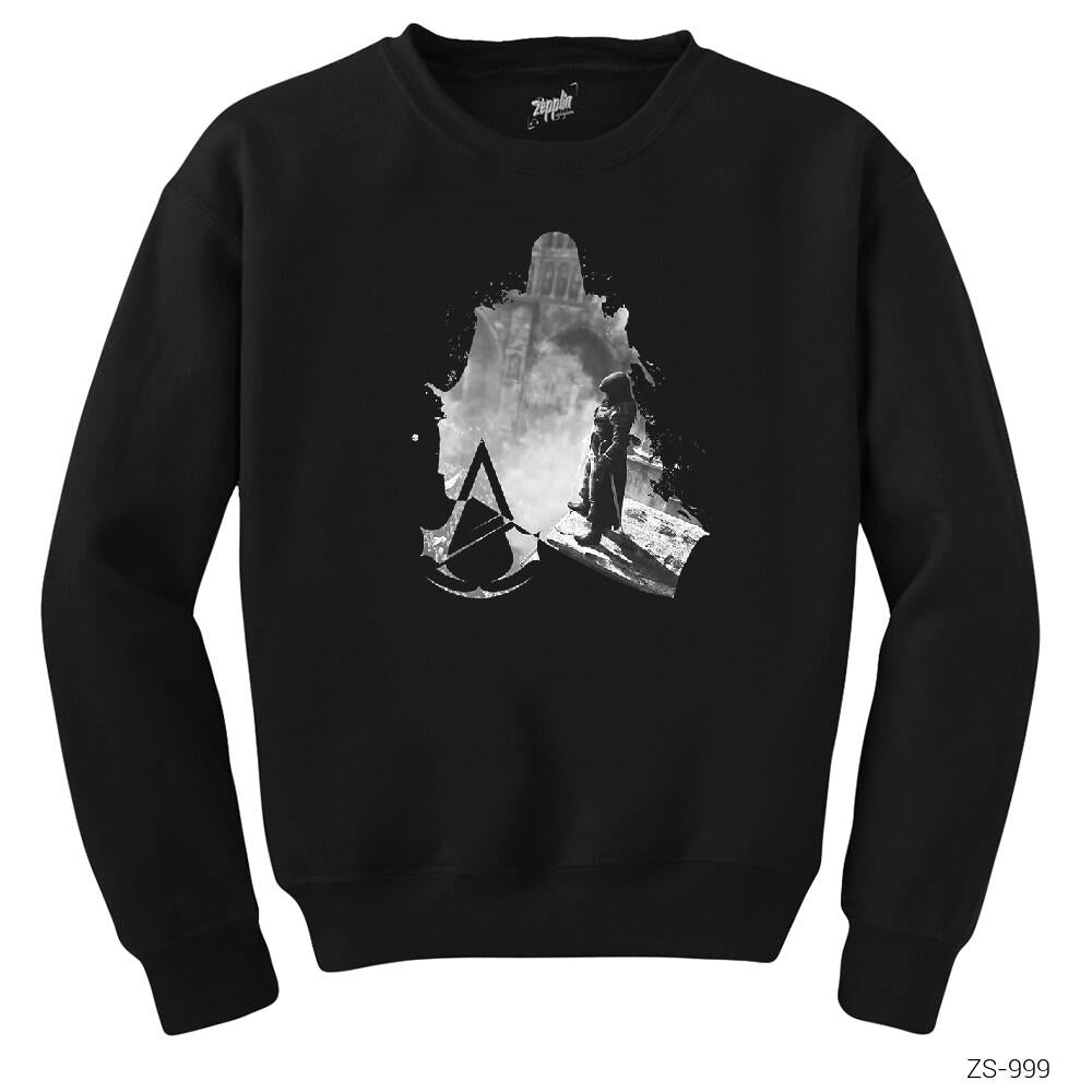 Assassins Creed Dark City Siyah Sweatshirt