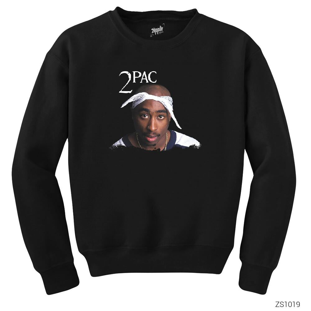 Tupac Shakur Infinity Siyah Sweatshirt