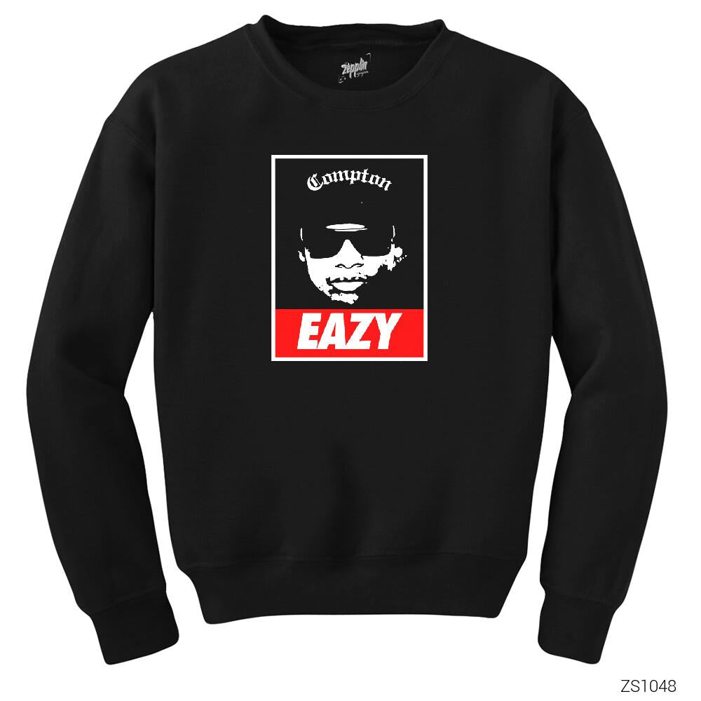 Eazy E Obey Style Siyah Sweatshirt