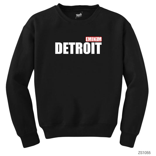 Eminem Detroit Siyah Sweatshirt