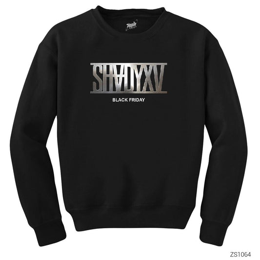 Eminem Shady XV Logo Siyah Sweatshirt