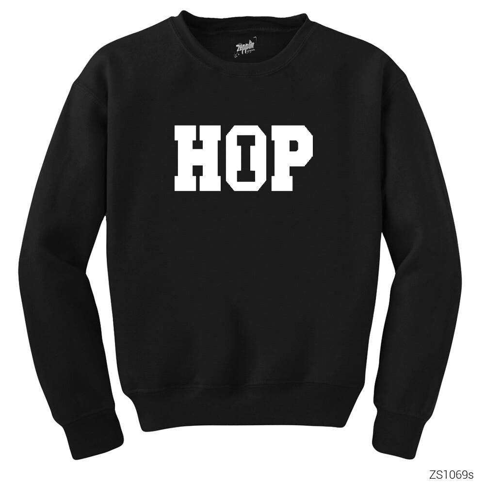 Hip Hop Siyah Sweatshirt