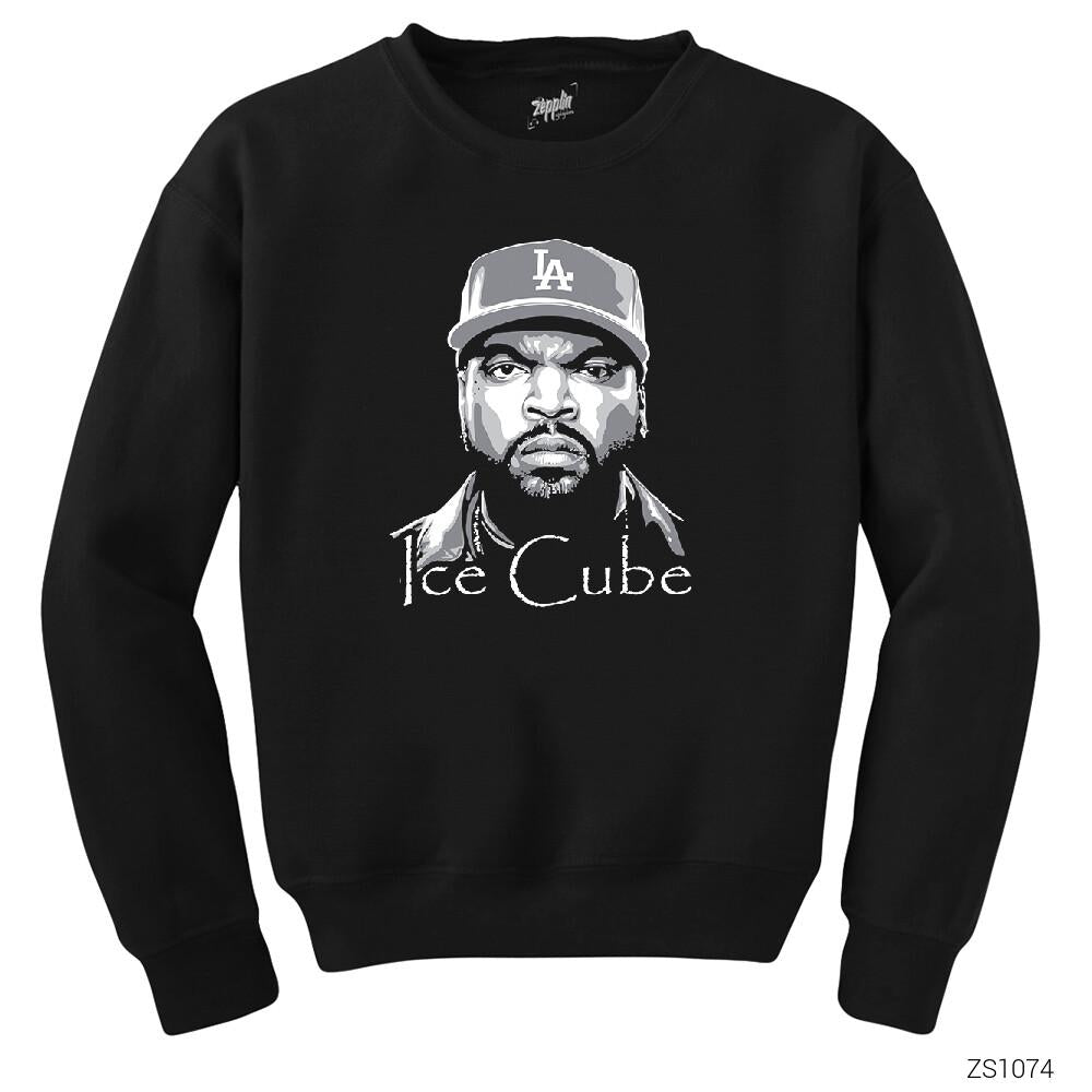 Ice Cube BW Siyah Sweatshirt