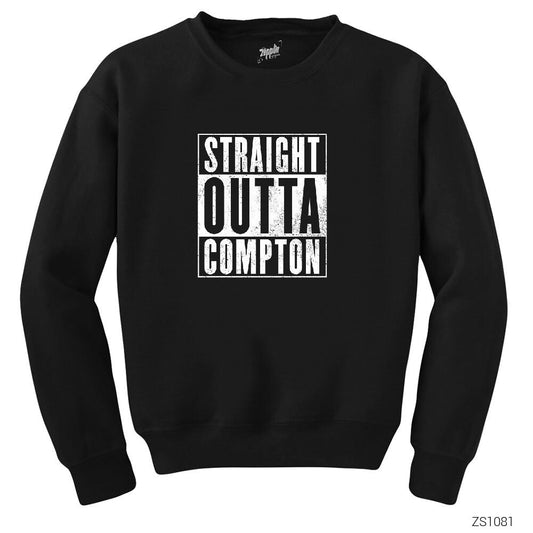 NWA Straight Outta Compton Siyah Sweatshirt