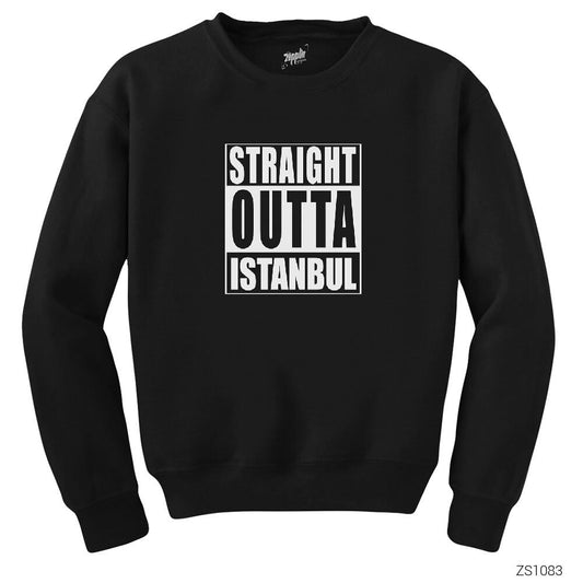 NWA Straight Outta Istanbul Siyah Sweatshirt