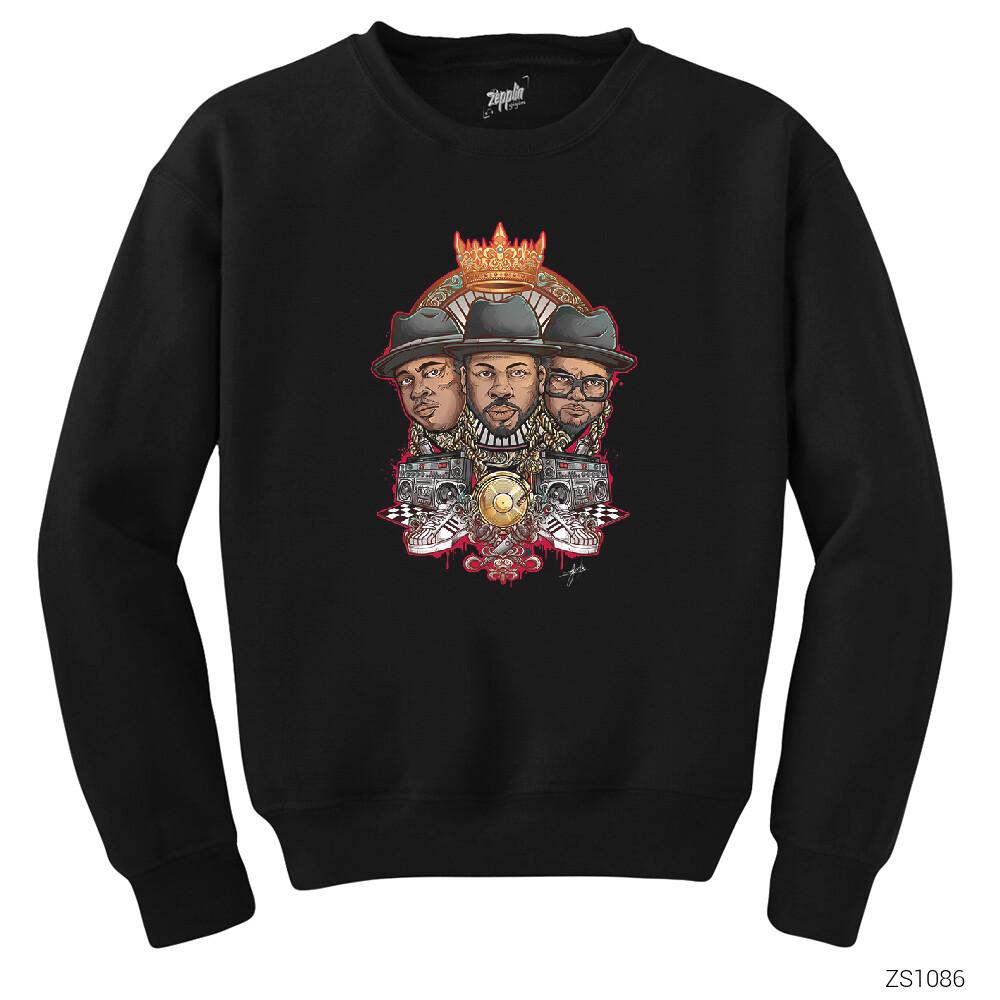 Rap Kings Siyah Sweatshirt