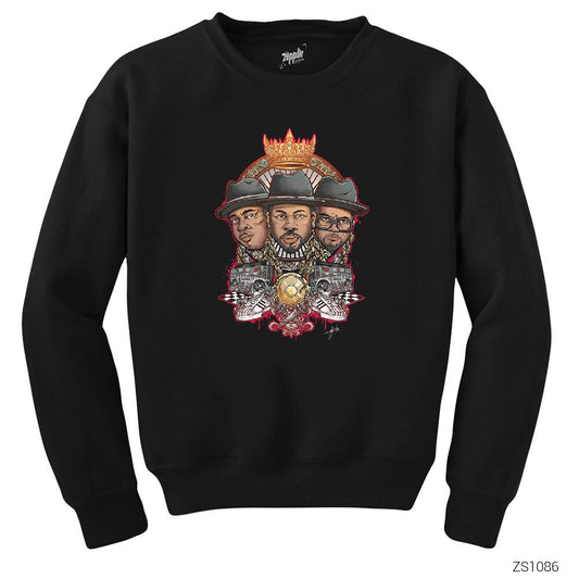 Rap Kings Siyah Sweatshirt
