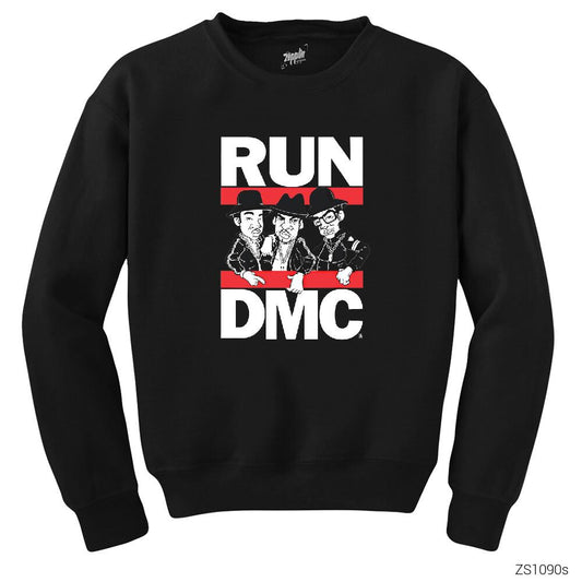 Run Dmc Group Siyah Sweatshirt