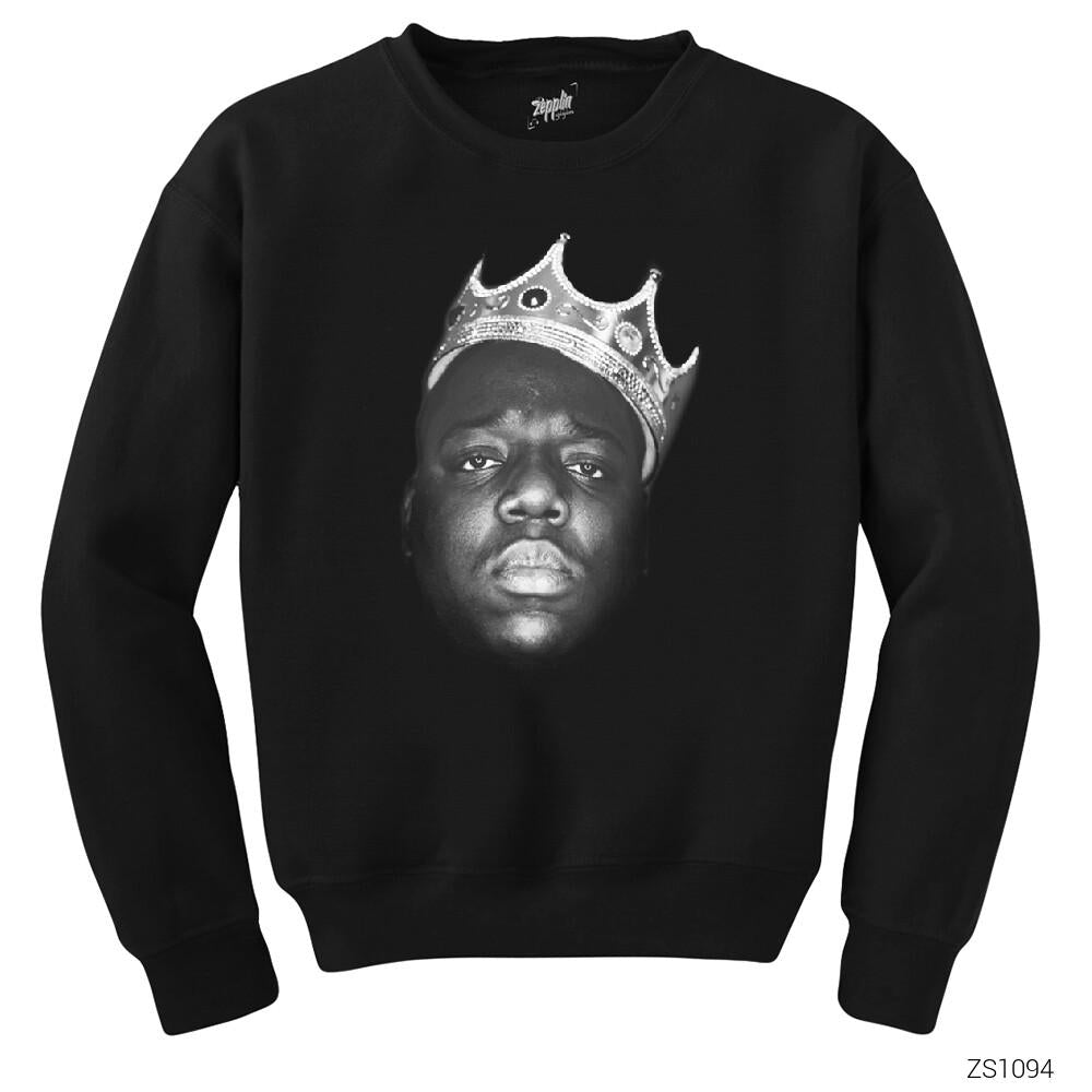 The Notorious Biggie Siyah Sweatshirt