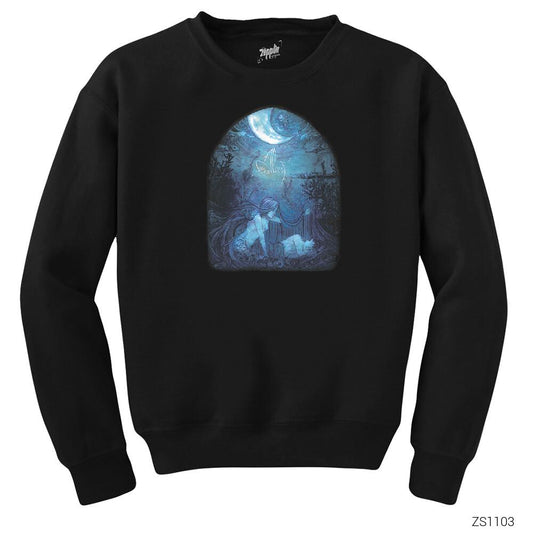 Alcest Ecailles De Lune Siyah Sweatshirt
