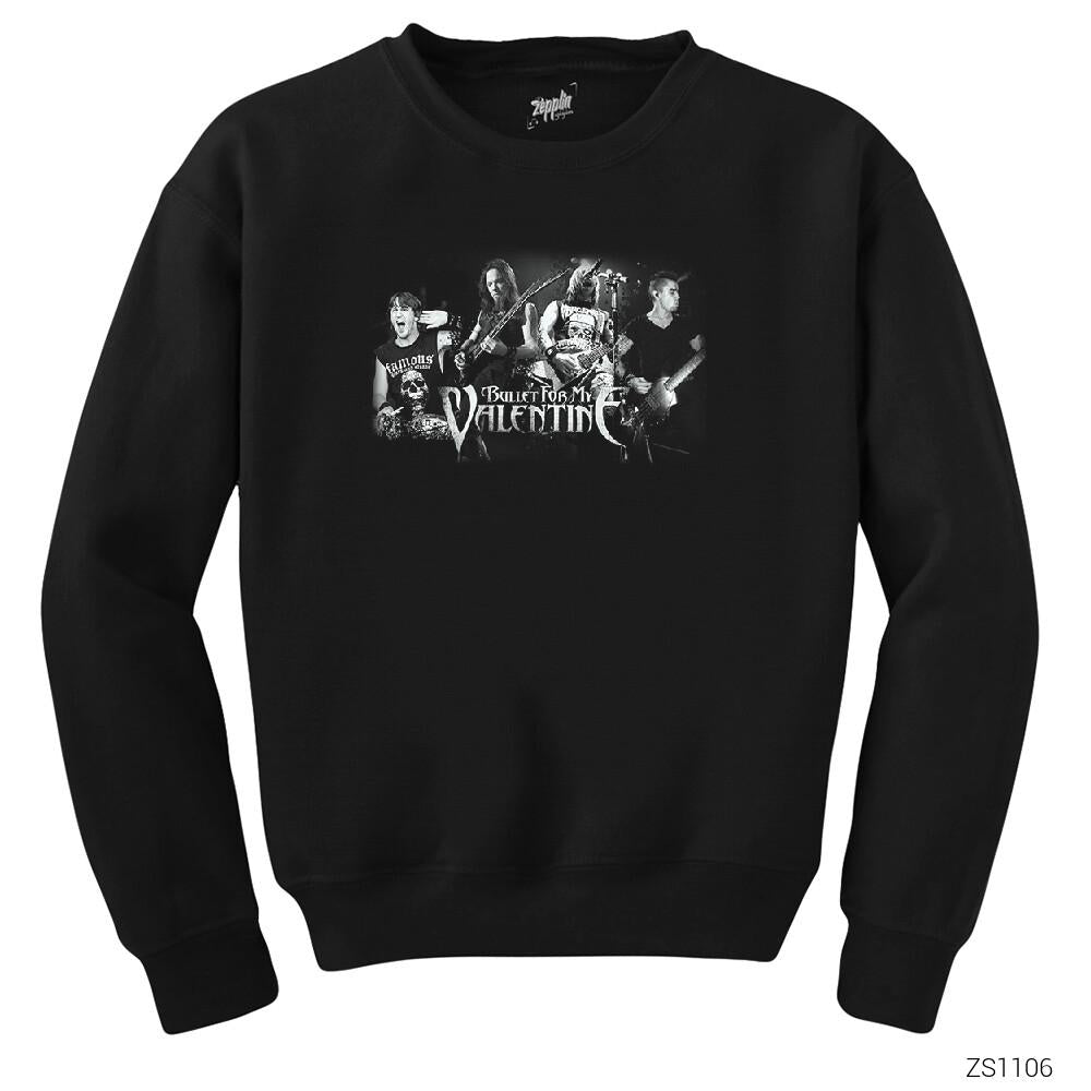 Bullet for My Valentine Group Siyah Sweatshirt
