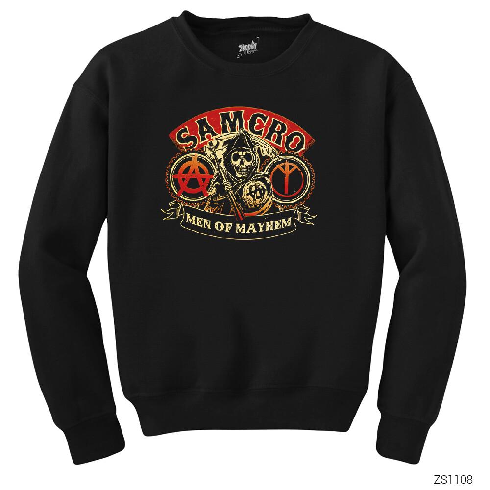 Samcro Men of Mayhem Siyah Sweatshirt