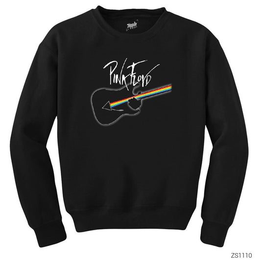 Pink Floyd Guitar Siyah Sweatshirt