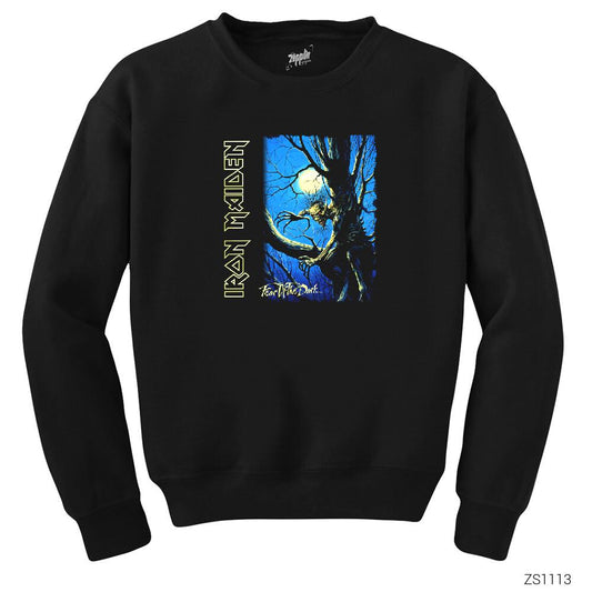 Iron Maiden Fear of The Dark Cover Siyah Sweatshirt