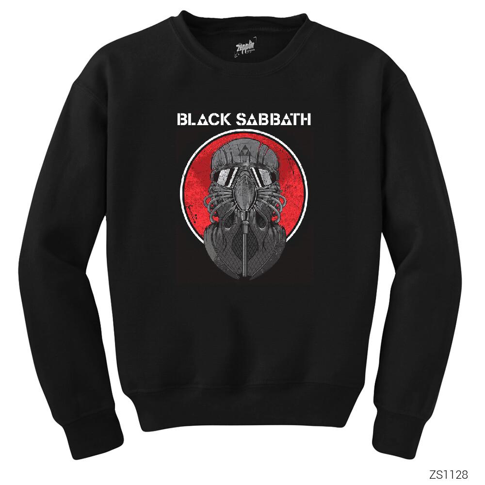 Black Sabbath Red Siyah Sweatshirt